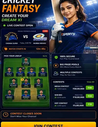 Slots365 (slots 365) fantasy cricket & matchday visual 3